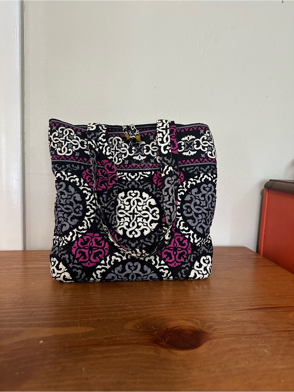 Vera Bradley Canterberry Magenta Tote & Shoulder Bag